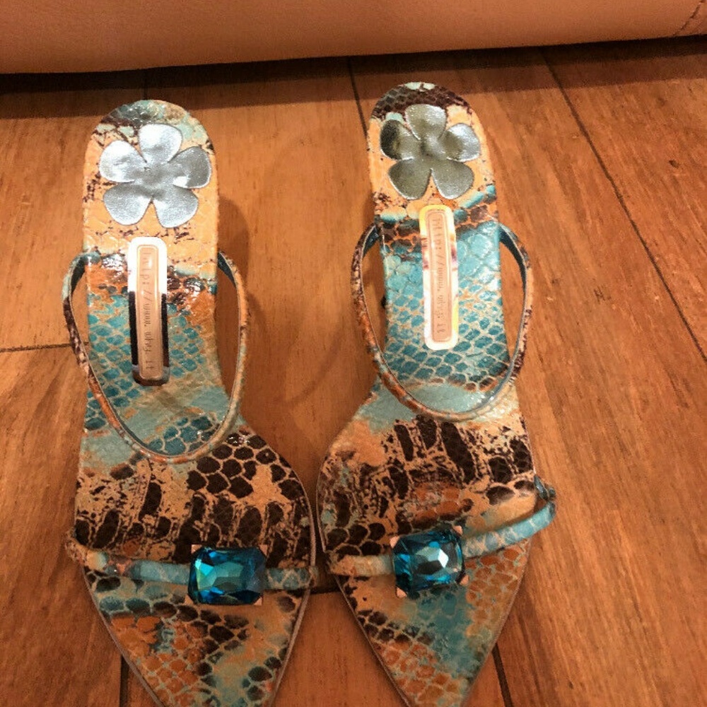 Women Blue Sandal size 35